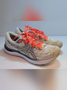 ASICS Gel-Cumulus 23 Women’s Size 11 Running Shoes White Blue FlyteFoam